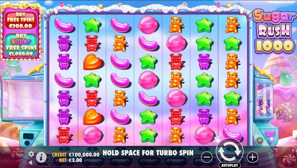 Sugar Rush 1000 Slot Gameplay