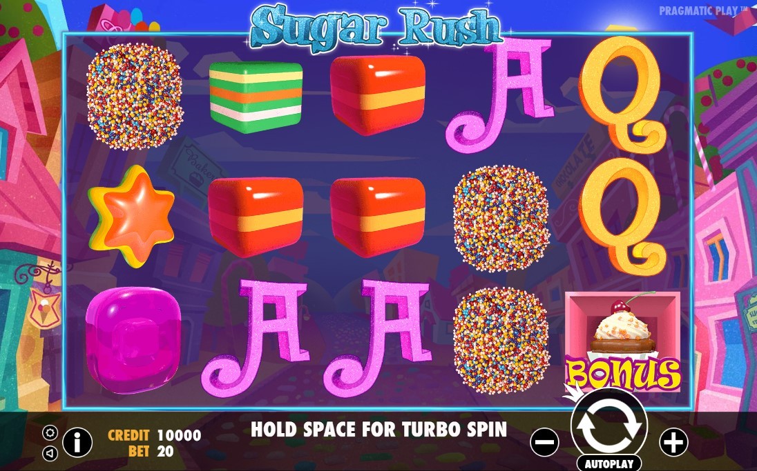 Sugar Rush (old) Slot Gameplay