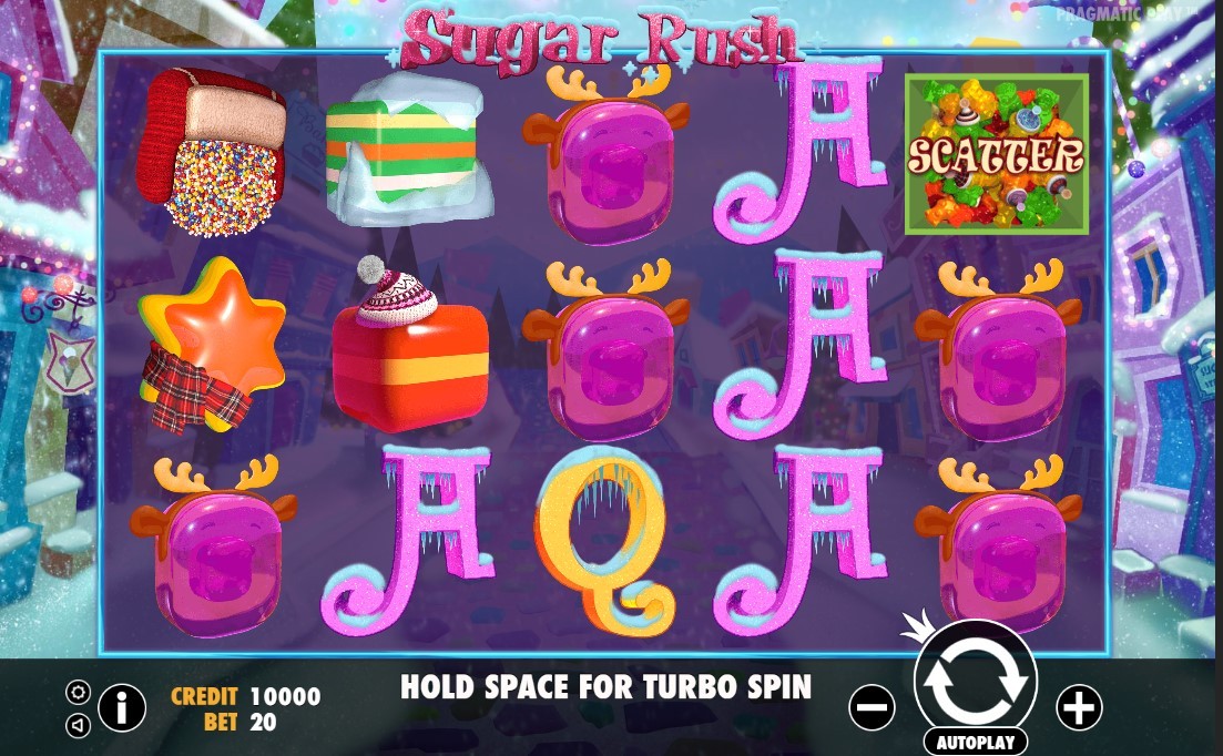 Sugar Rush Winter Slot Gameplay