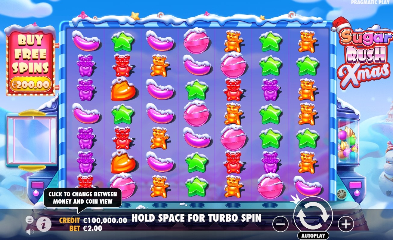 Sugar Rush Xmas Slot Gameplay