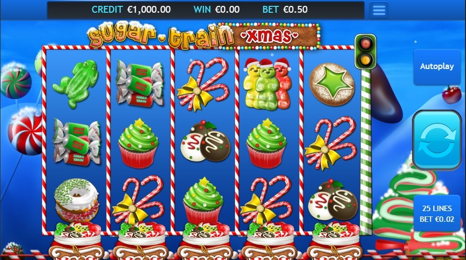 Sugar Train Xmas Slot Gameplay