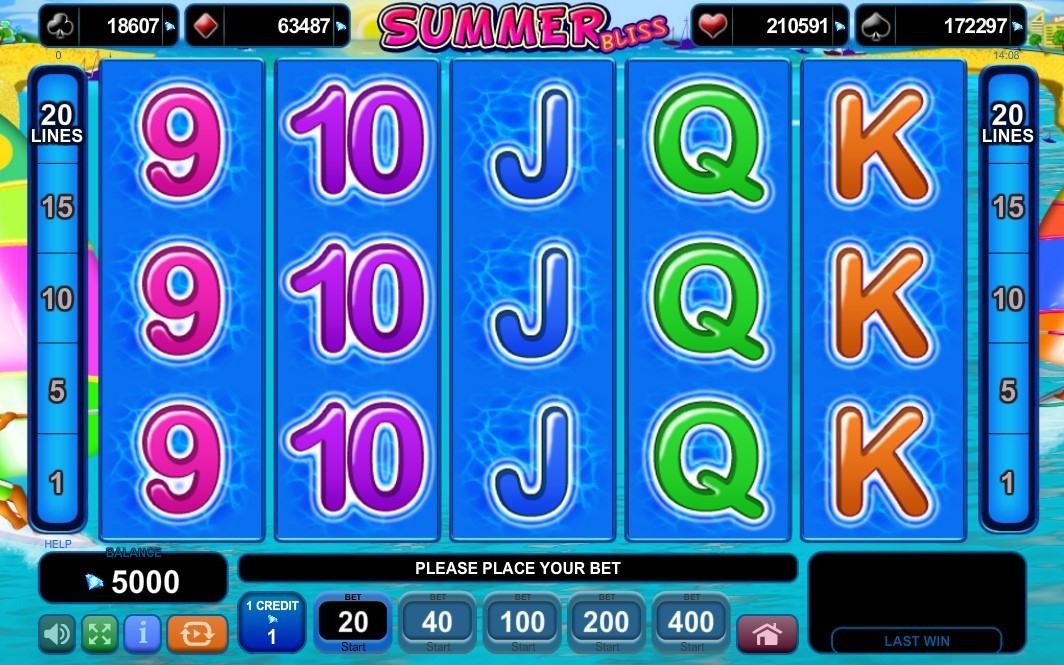 Summer Bliss Slot Gameplay
