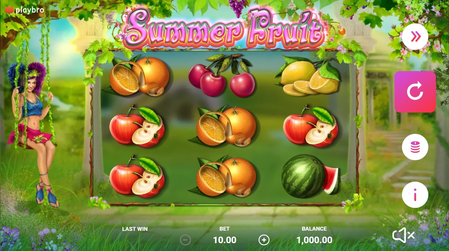 Summer Fruit Slot Gameplay