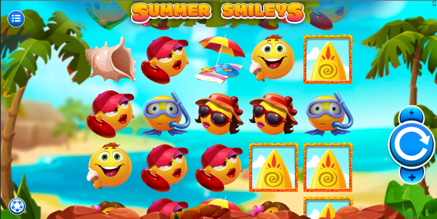 Summer Smileys Slot Gameplay