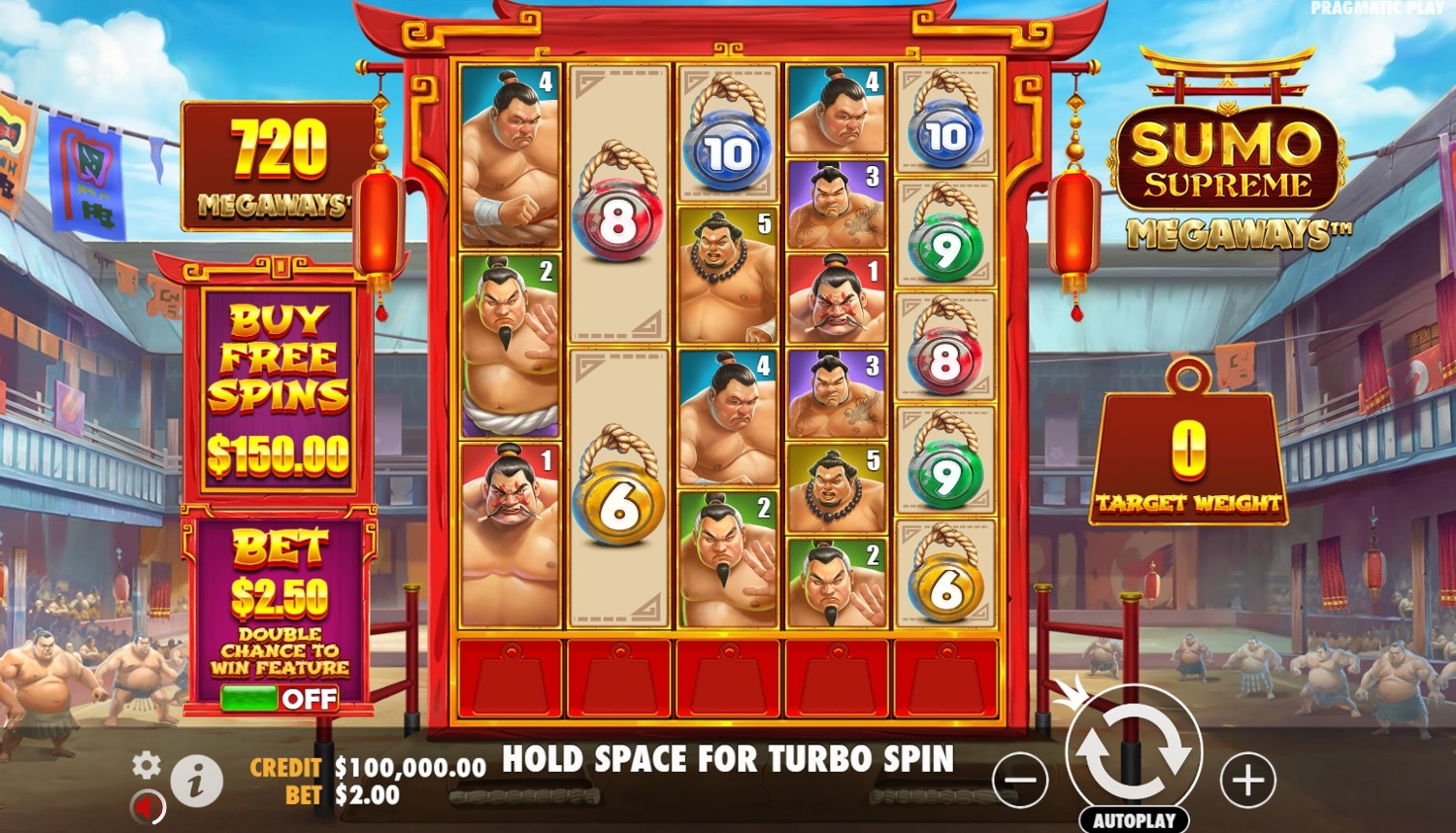 Sumo Supreme Megaways Slot Gameplay
