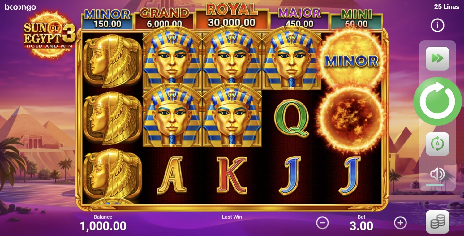 Sun of Egypt 3 Slot Gameplay