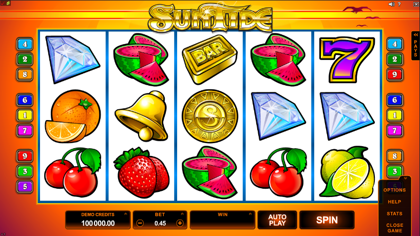 SunTide Slot Gameplay