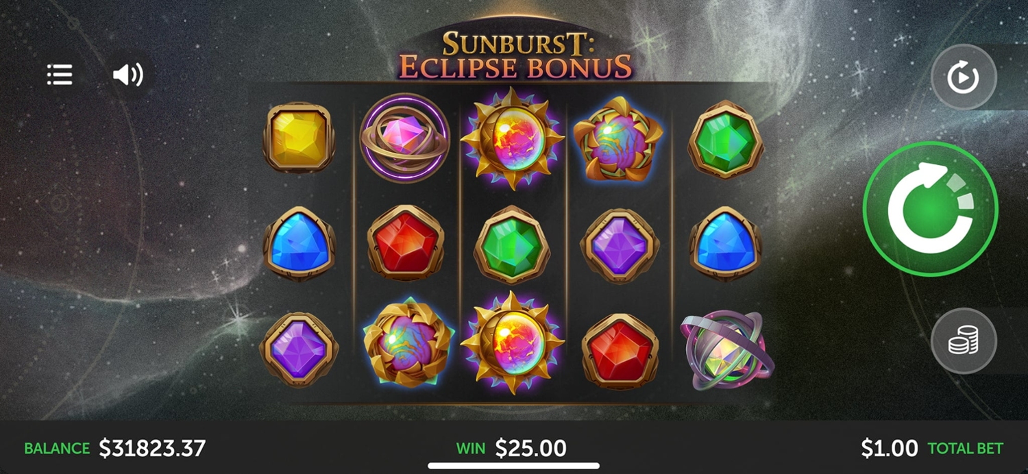 Sunburst: Eclipse Bonus Slot Gameplay