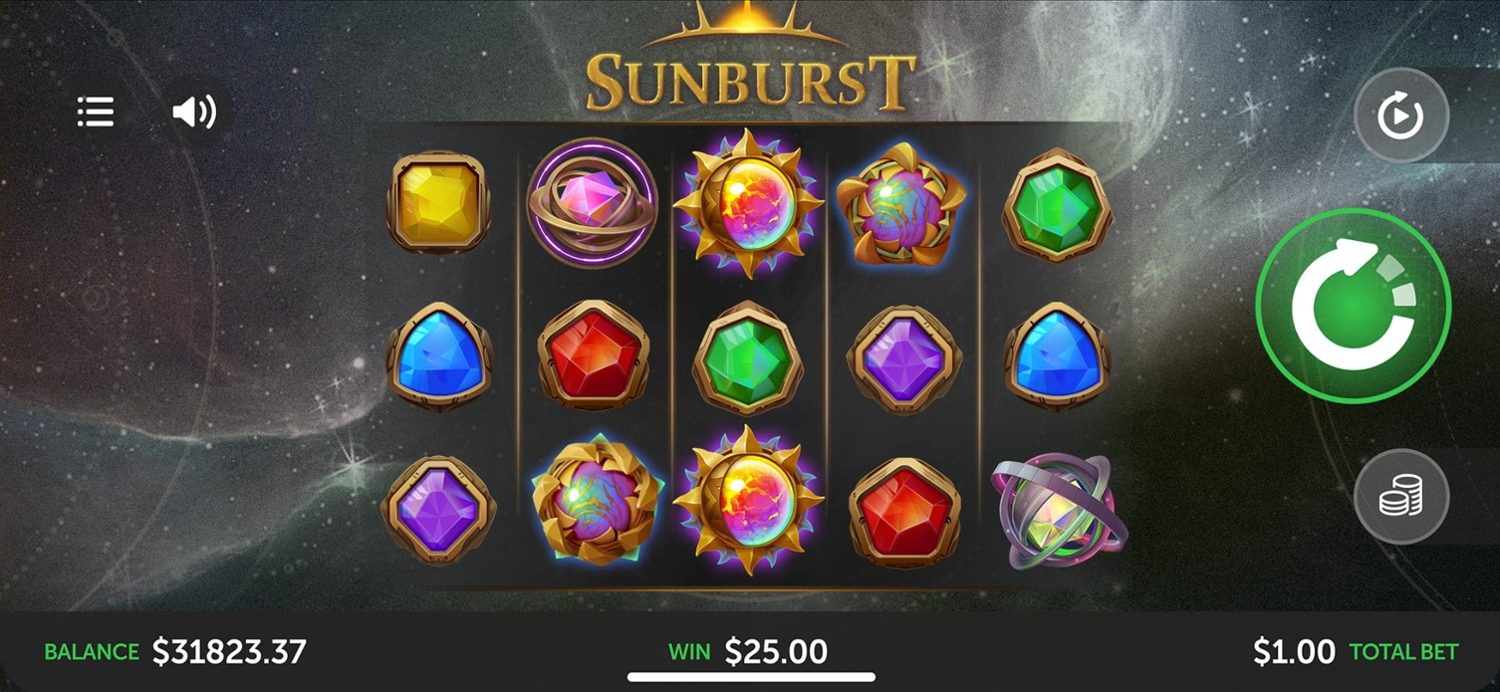 Sunburst Slot Gameplay