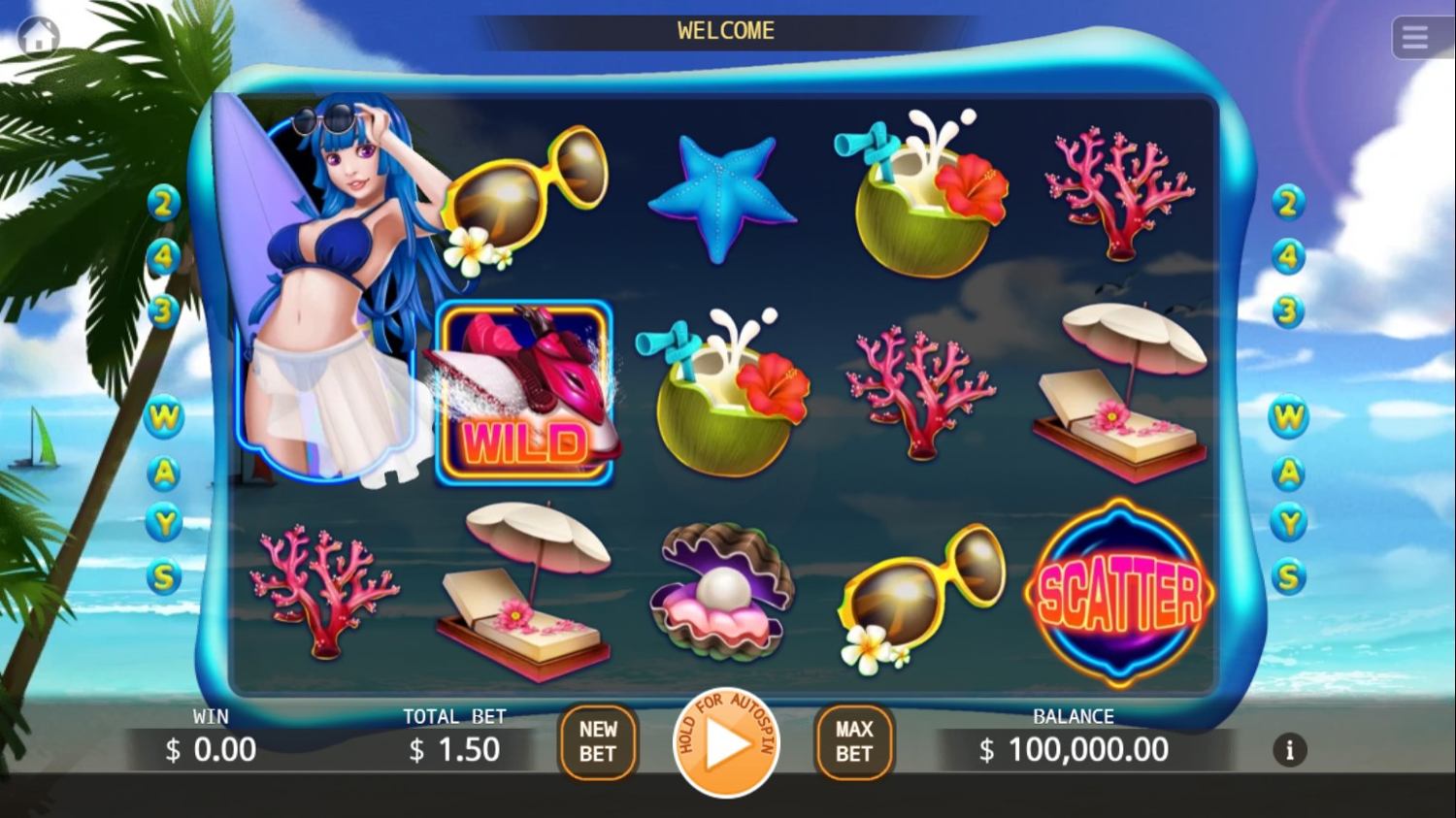 Sunny Bikini Slot Gameplay