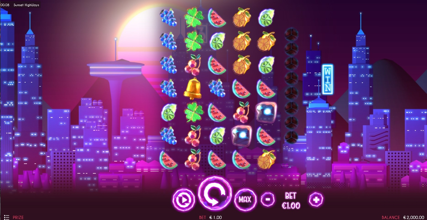 Sunset Highways Slot Gameplay