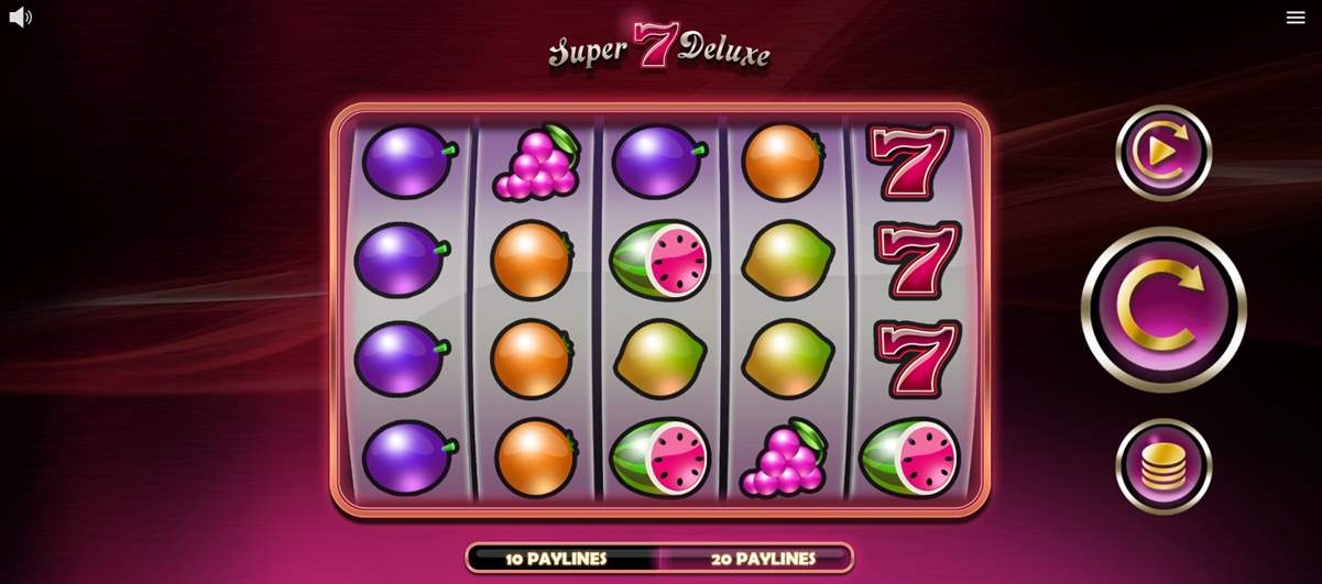 Super 7 Deluxe Slot Gameplay