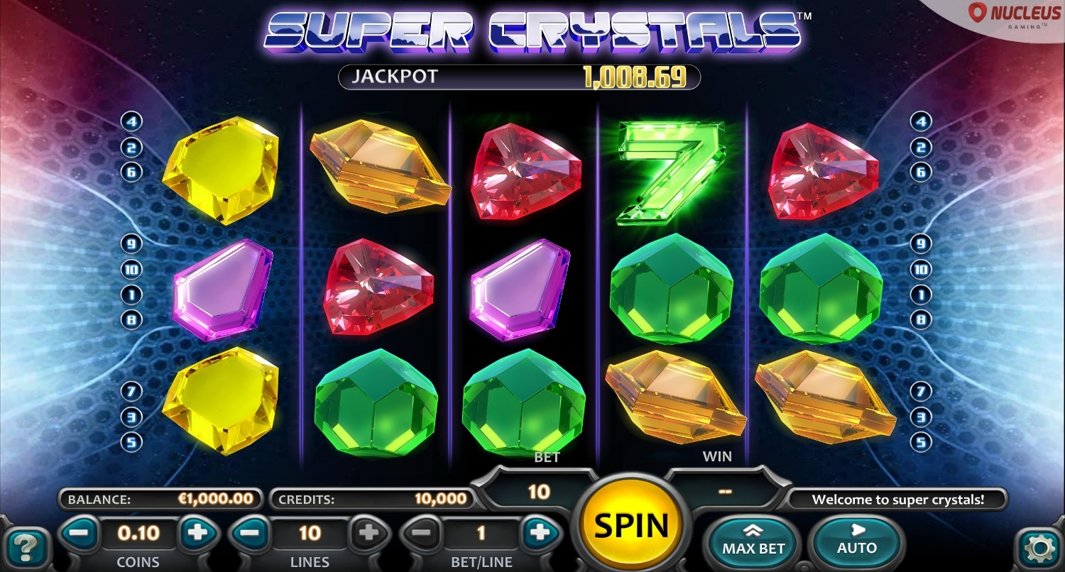 Super Crystals Slot Gameplay