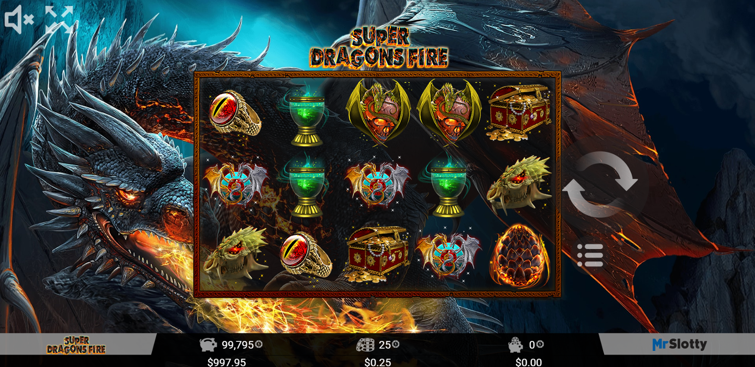 Super Dragons Fire Slot Gameplay