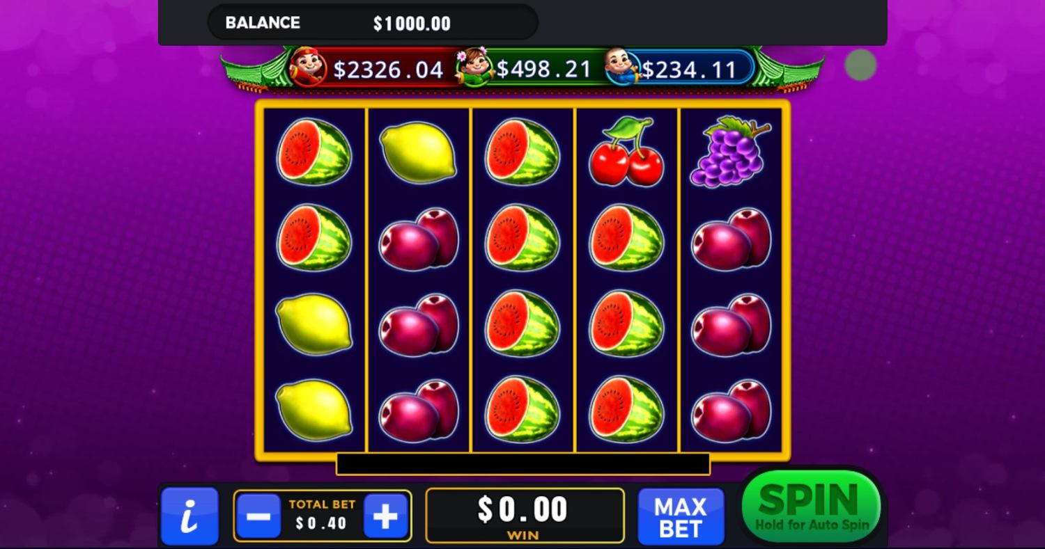 Super Fruits Slot Gameplay
