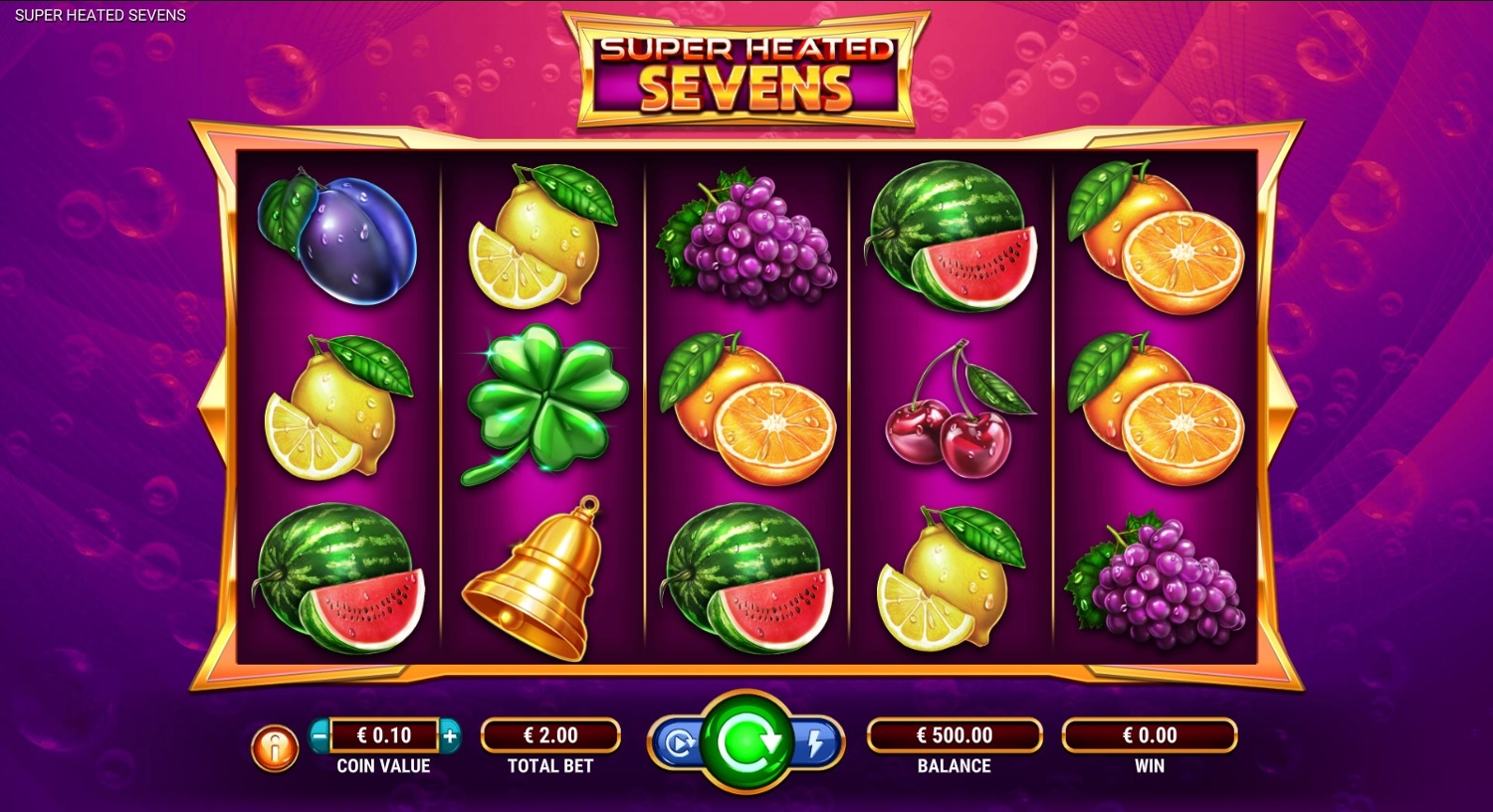 Super Heated Sevens Slot Gameplay