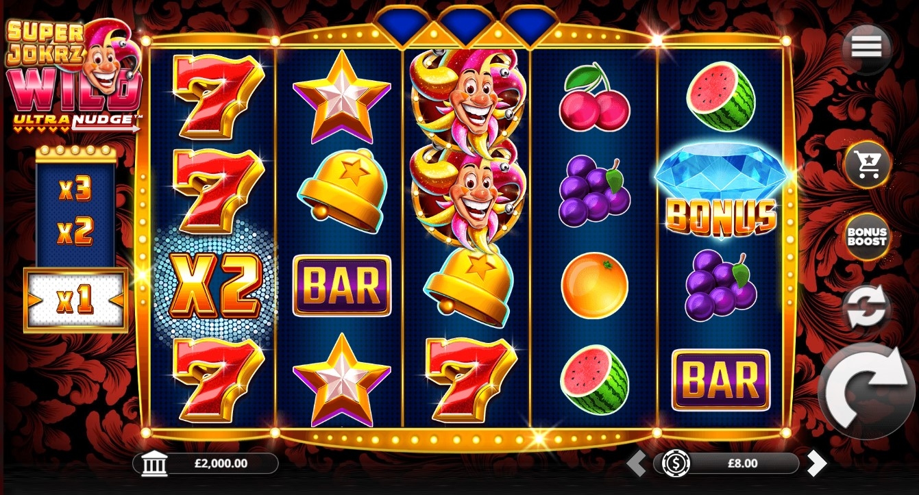 Super Jokrz Wild Ultra Nudge Slot Gameplay