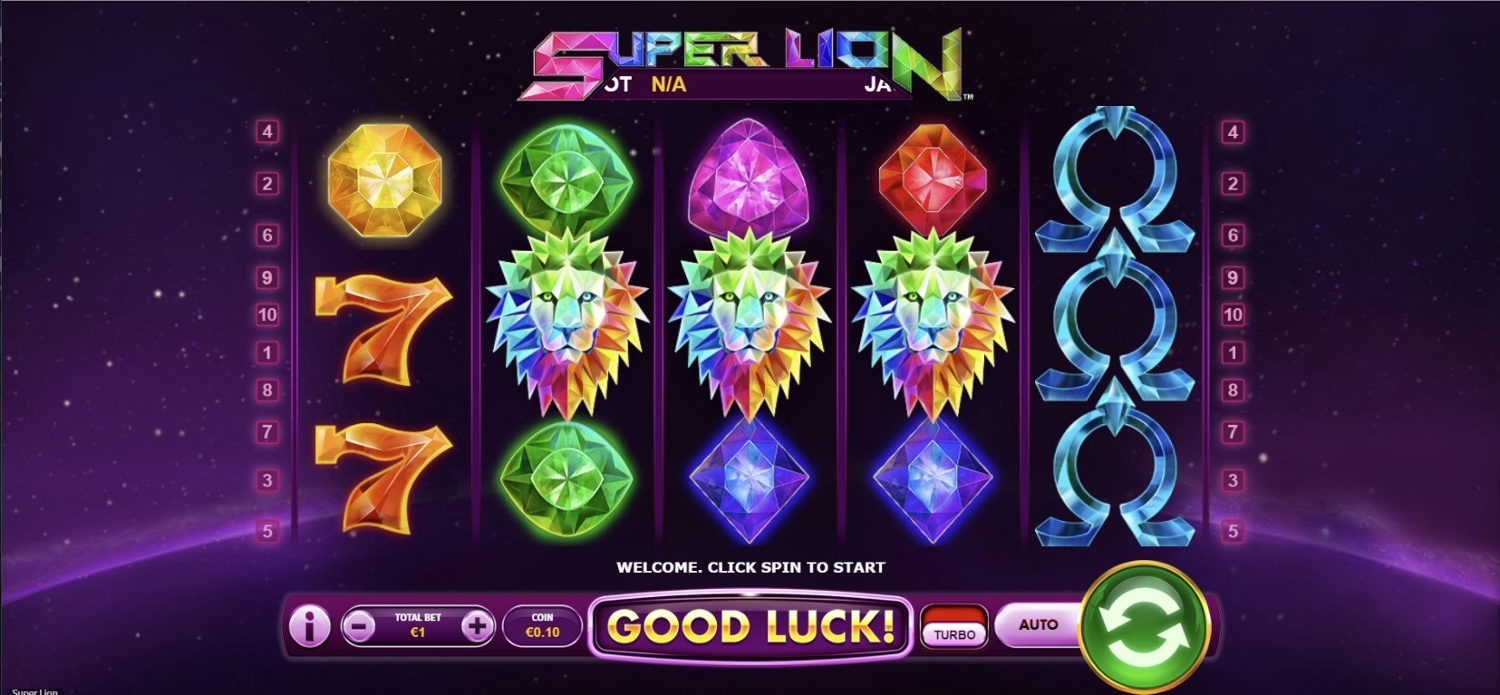 Super Lion Slot Gameplay