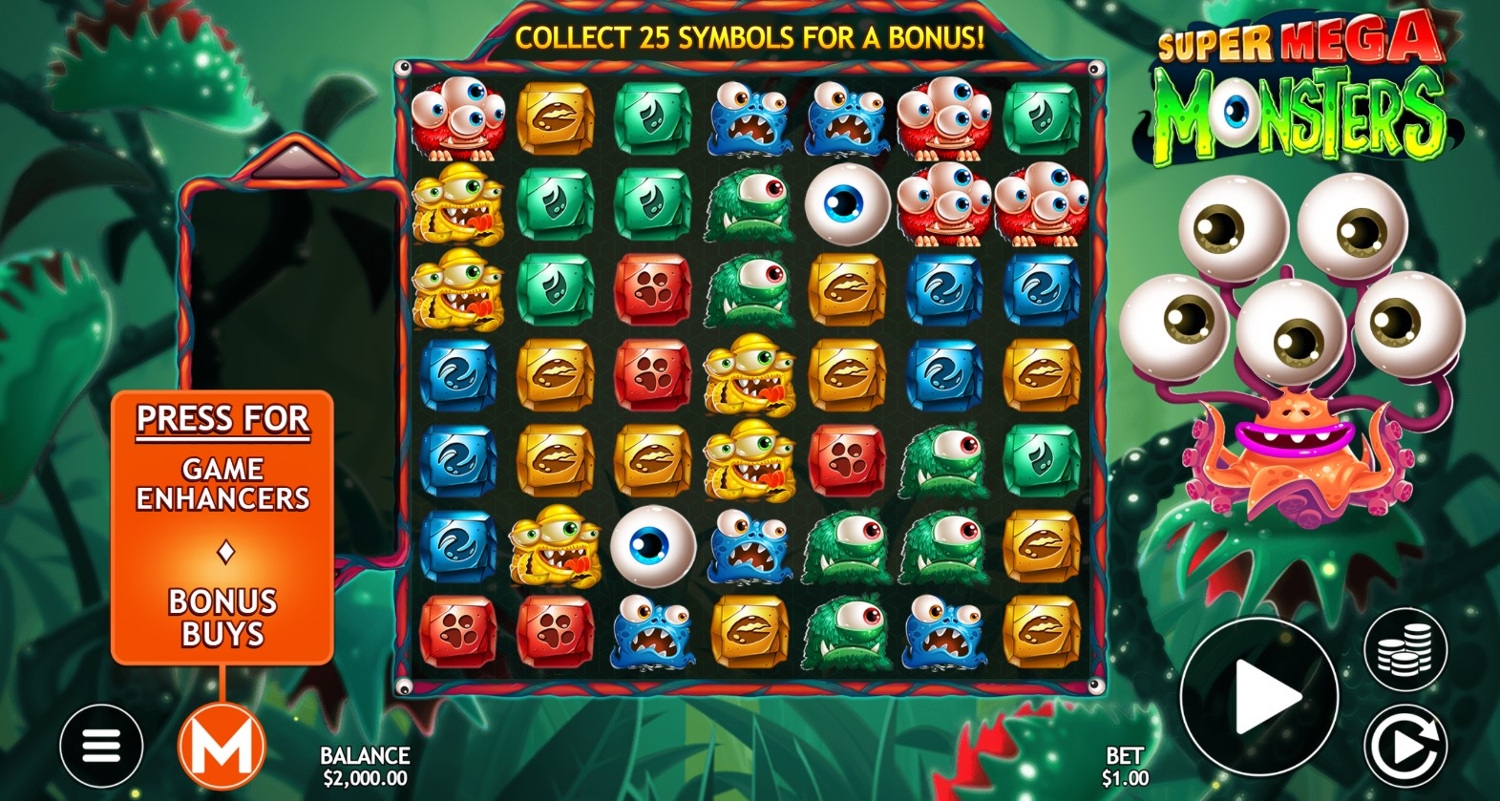 Super Mega Monsters Slot Gameplay