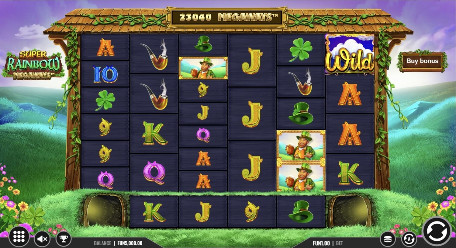 Super Rainbow Megaways Slot Gameplay