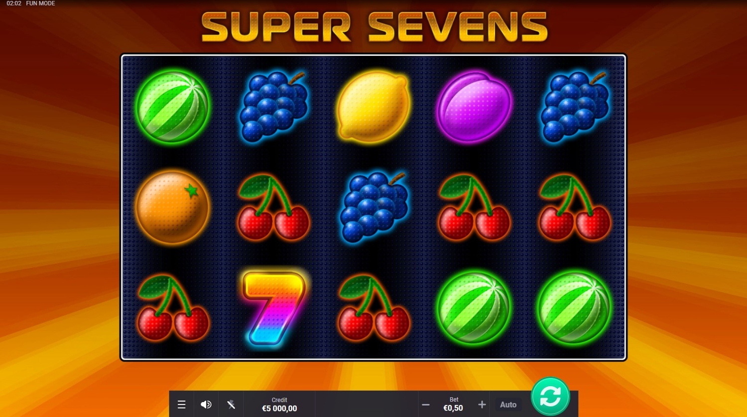 Super Sevens Slot Gameplay