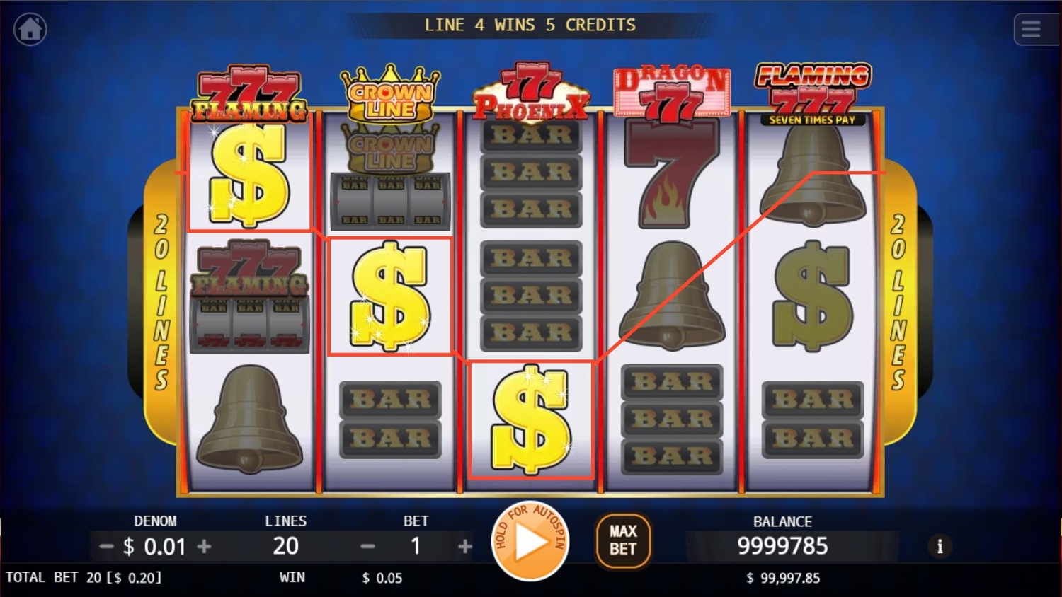 Super Shot Slot Gameplay