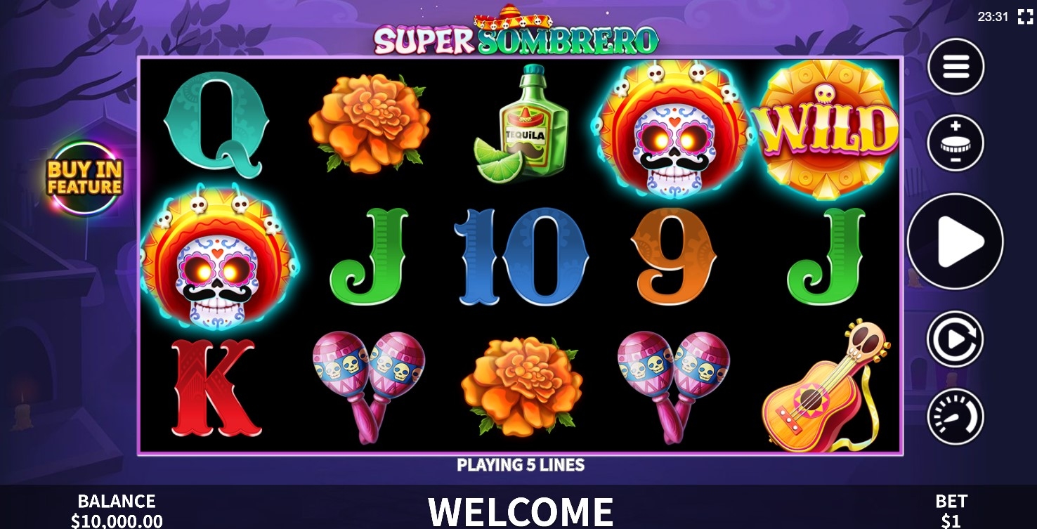 Super Sombrero Slot Gameplay