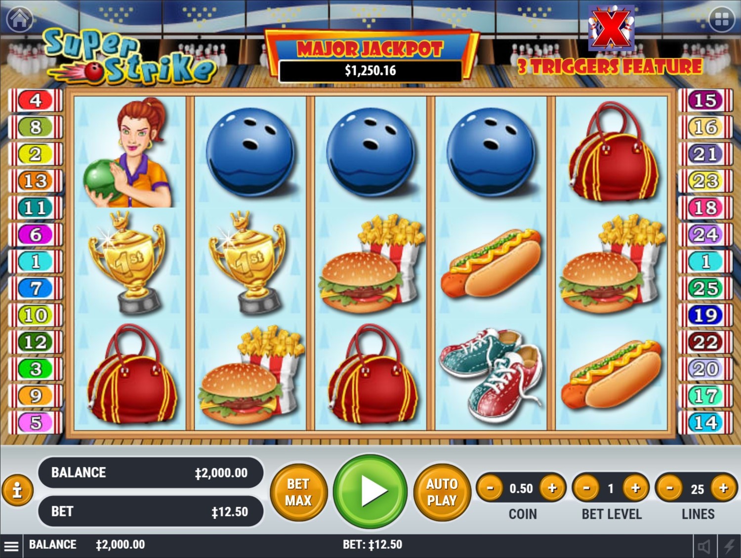 Super Strike Slot Gameplay