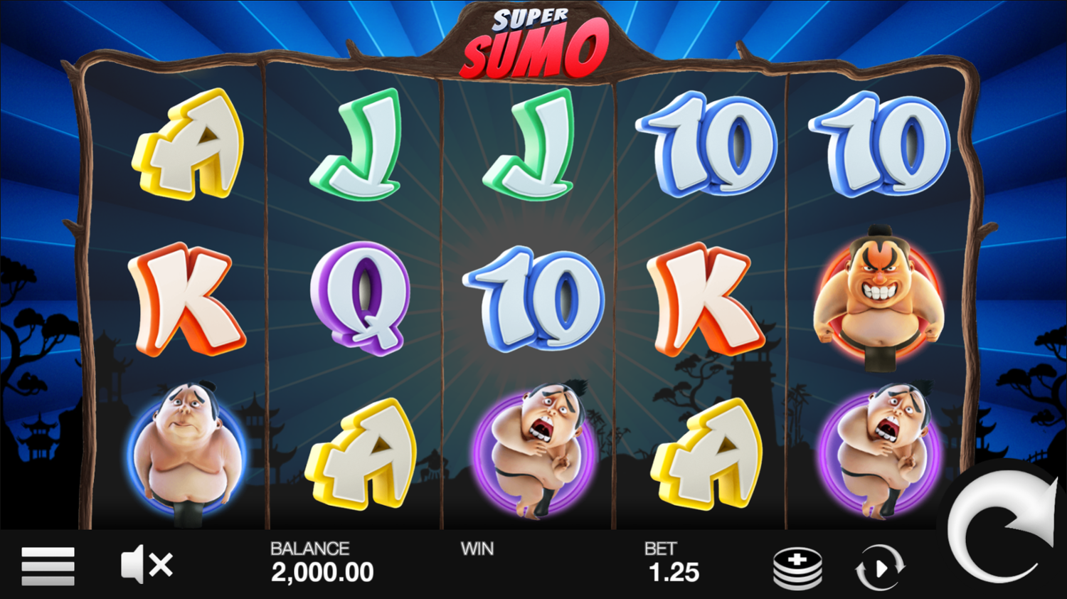 Super Sumo Slot Gameplay