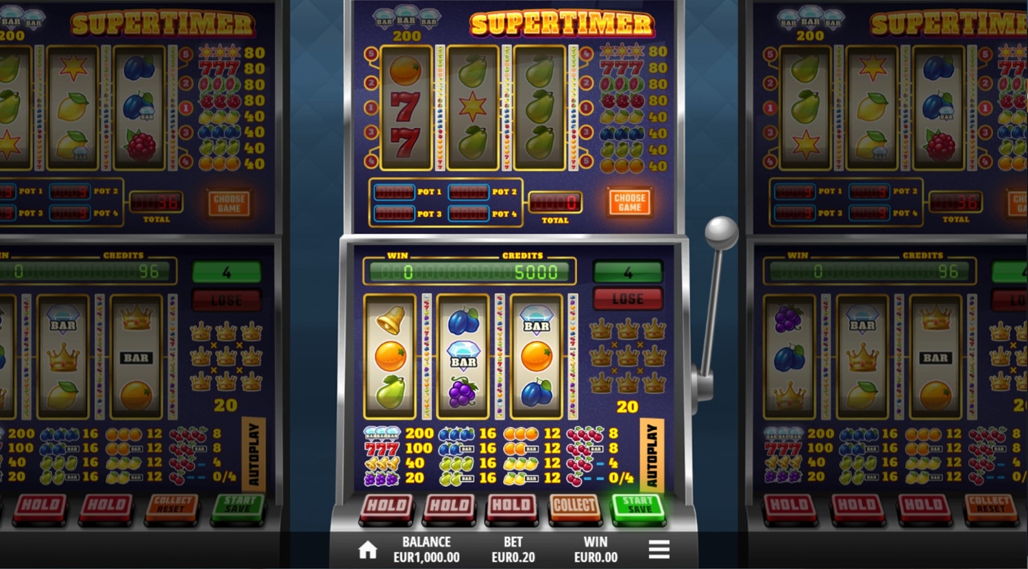 Supertimer Slot Gameplay