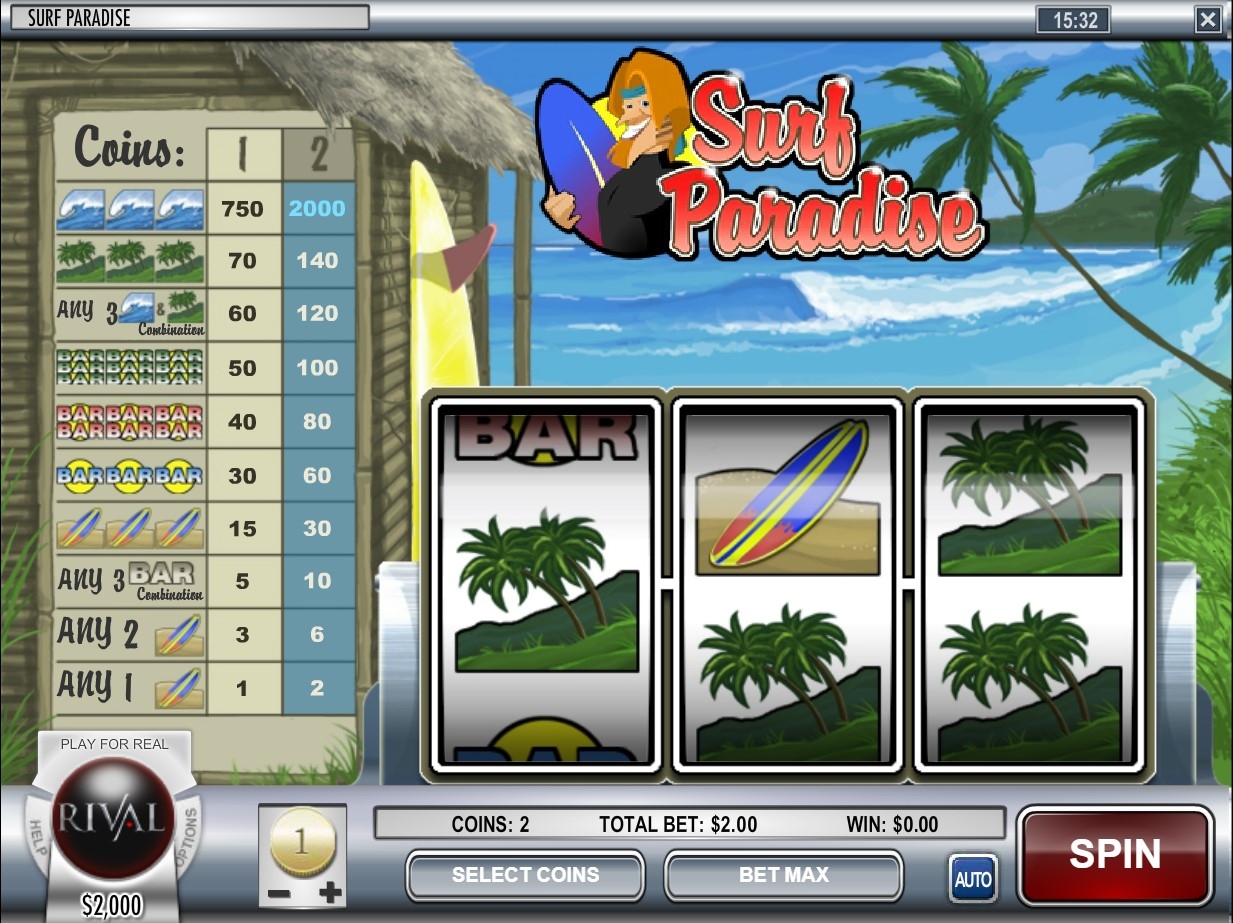 Surf Paradise Slot Gameplay