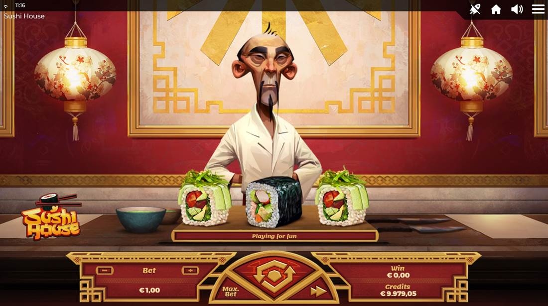 Sushi House Slot Gameplay