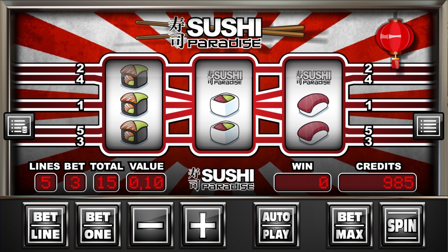 Sushi Paradise Slot Gameplay
