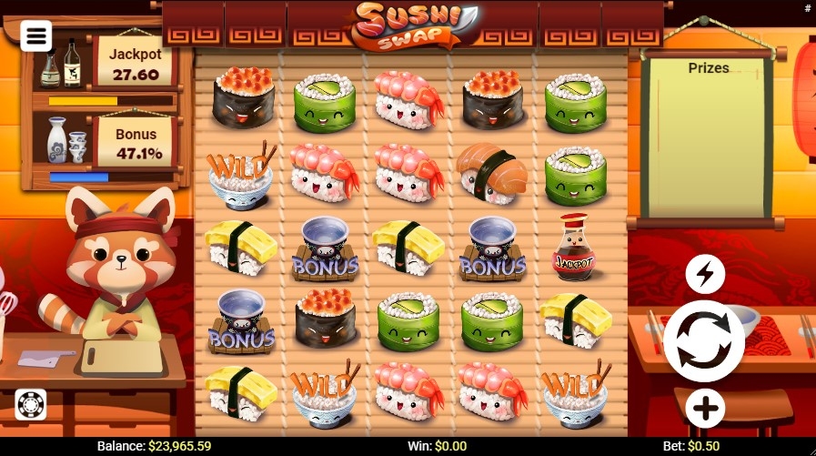 Sushi Swap Slot Gameplay