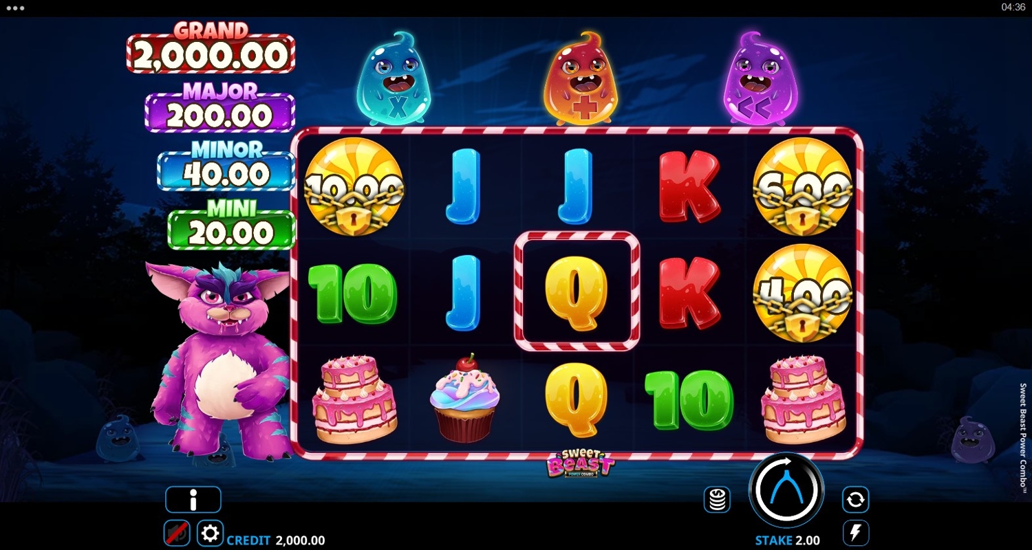 Sweet Beast Power Combo Slot Gameplay