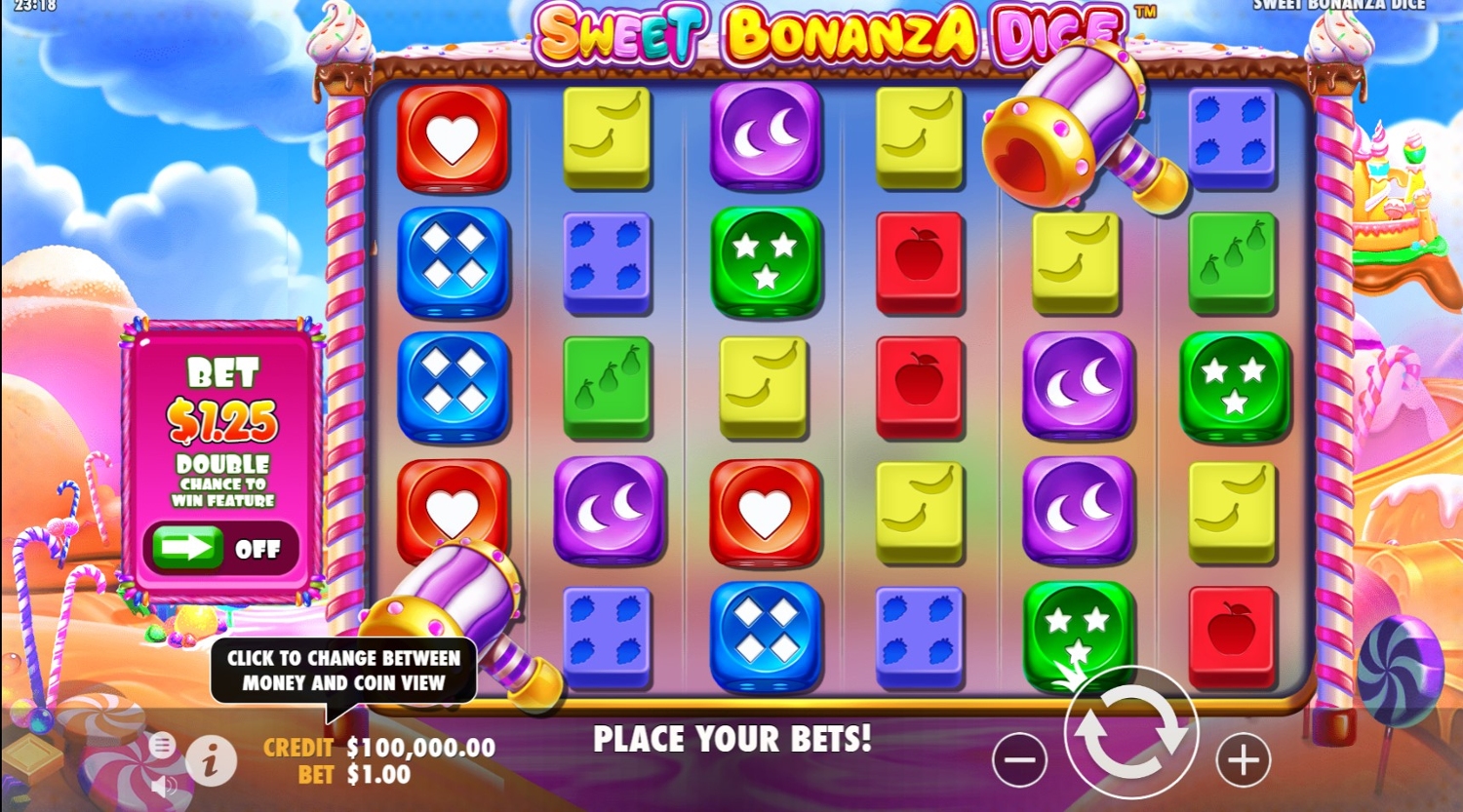 Sweet Bonanza Dice Slot Gameplay