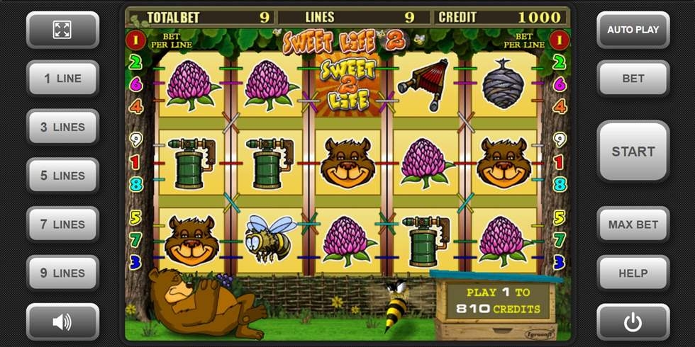 Sweet Life 2 Slot Gameplay