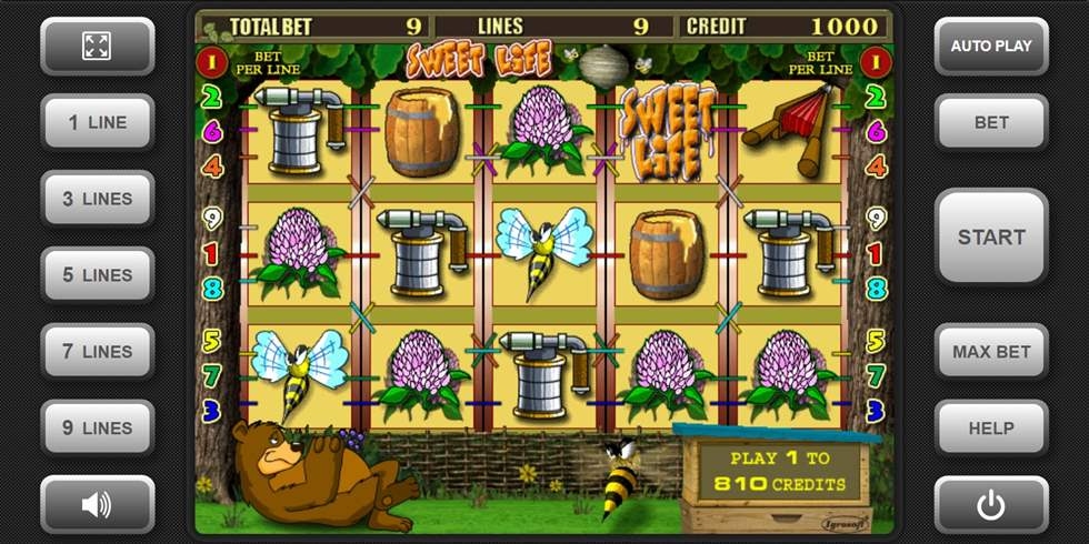 Sweet Life Slot Gameplay