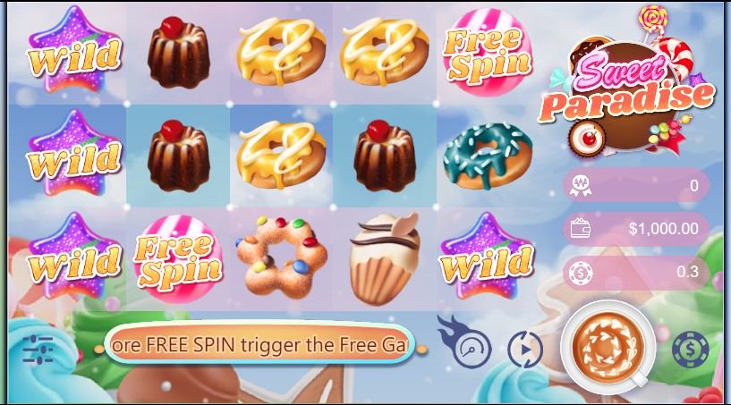 Sweet Paradise Slot Gameplay