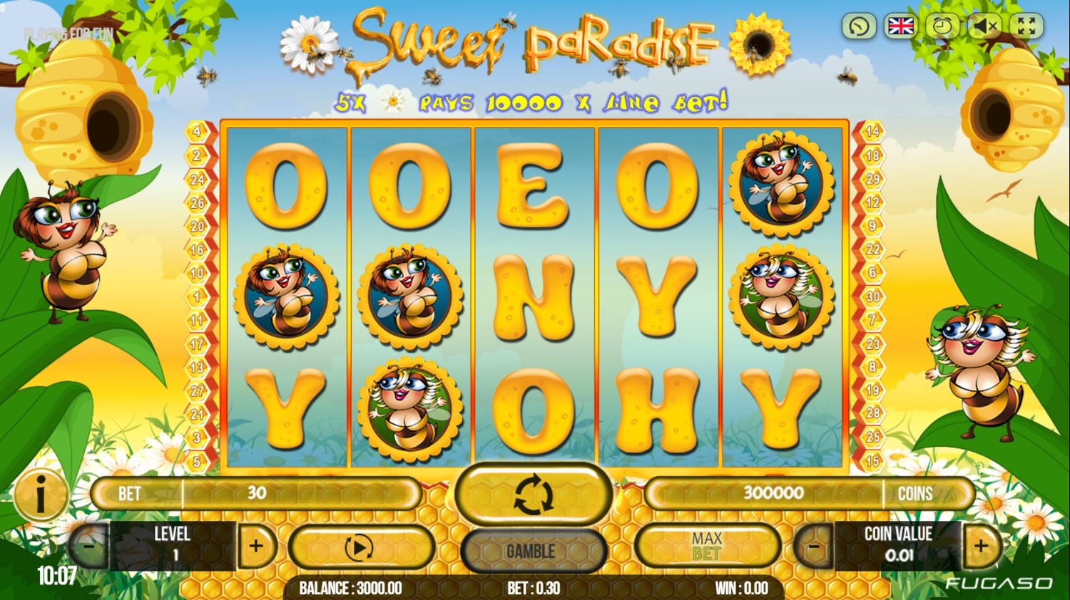 Sweet Paradise Slot Gameplay