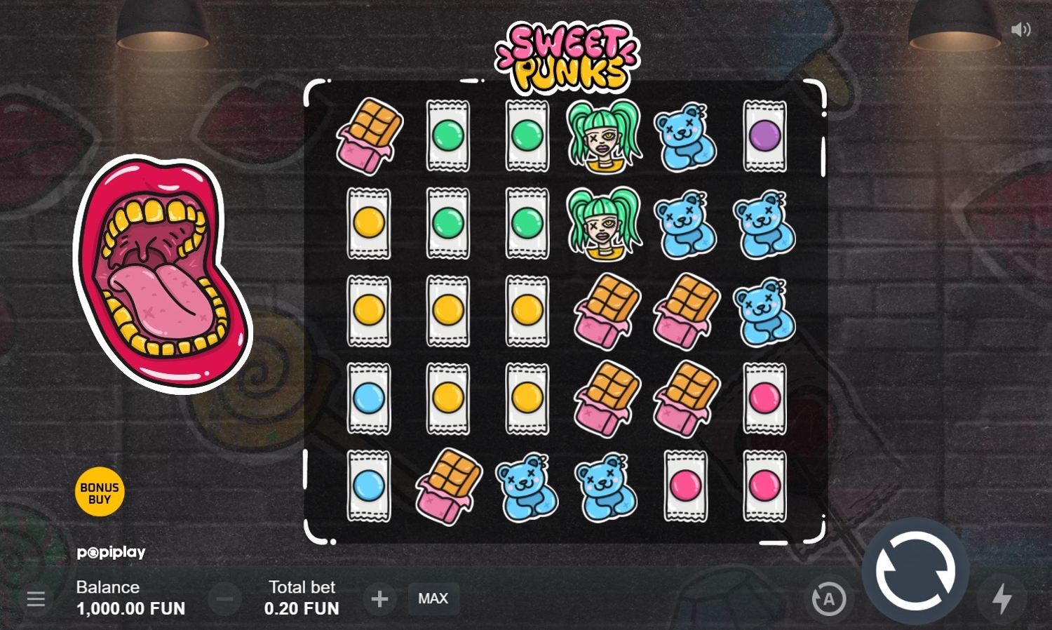 Sweet Punks Slot Gameplay