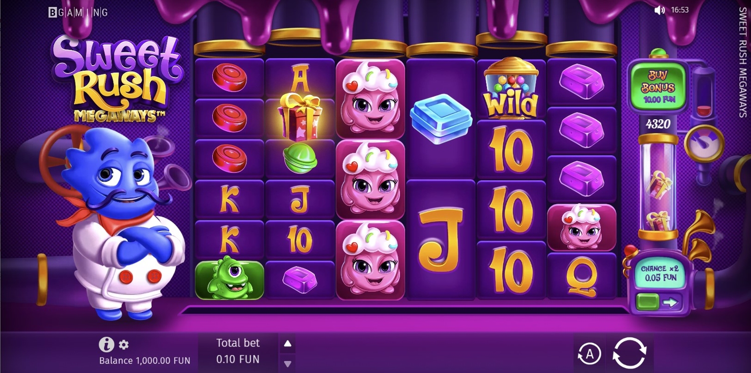 Sweet Rush Megaways Slot Gameplay