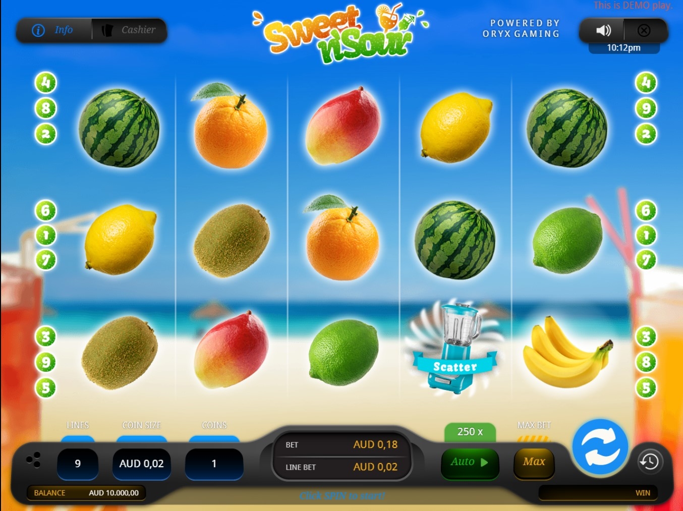 Sweet'n Sour Slot Gameplay