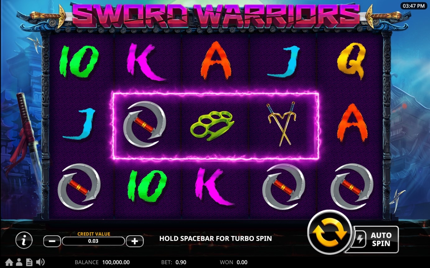 Sword Warriors Slot Gameplay