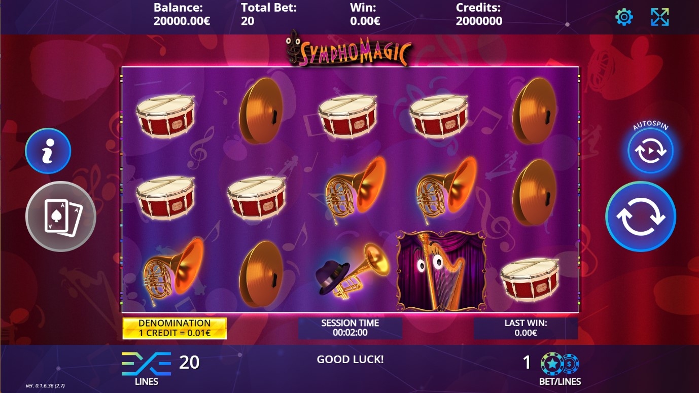 Symphomagic Slot Gameplay