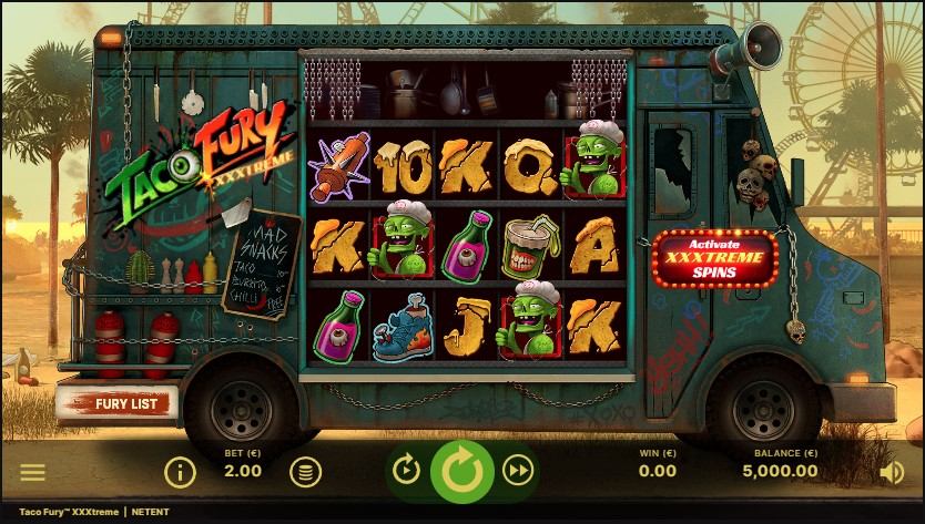 Taco Fury XXXtreme Slot Gameplay