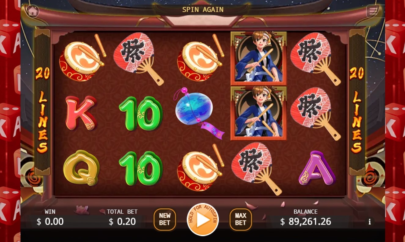 Taiko Master Slot Gameplay