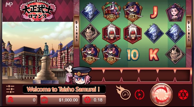Taisho Samurai Slot Gameplay