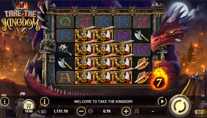Take the Kingdom Slot Gameplay