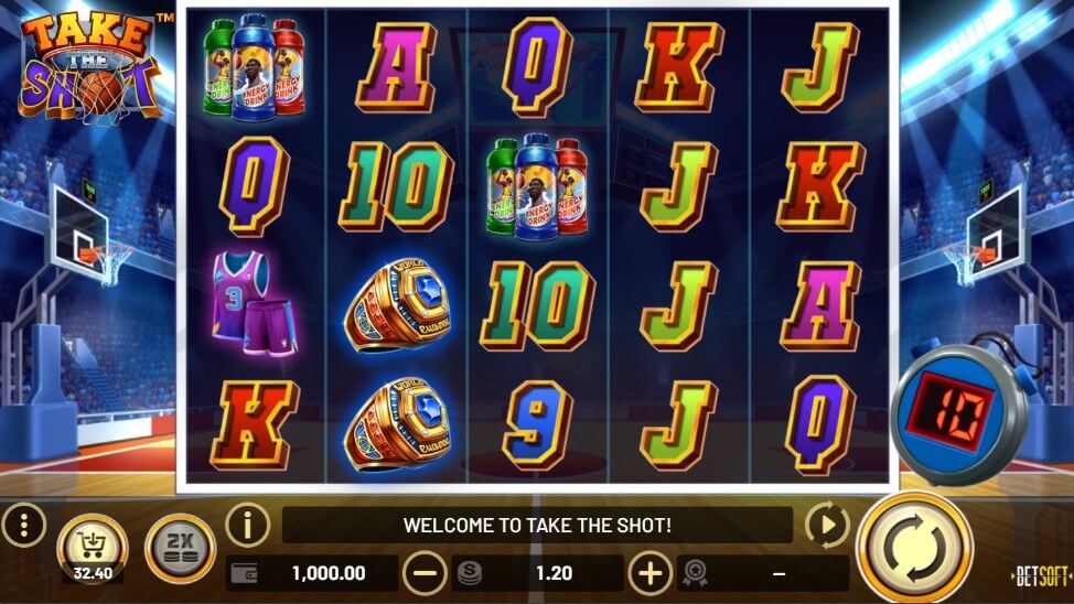 Take the Shot Slot Gameplay